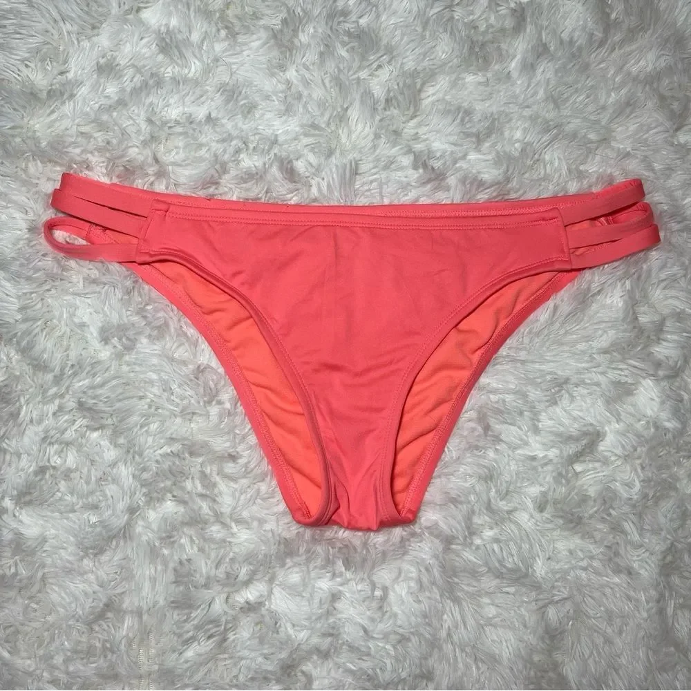 Mossimo Coral‎ Strappy Hipster Bikini Bottom XL